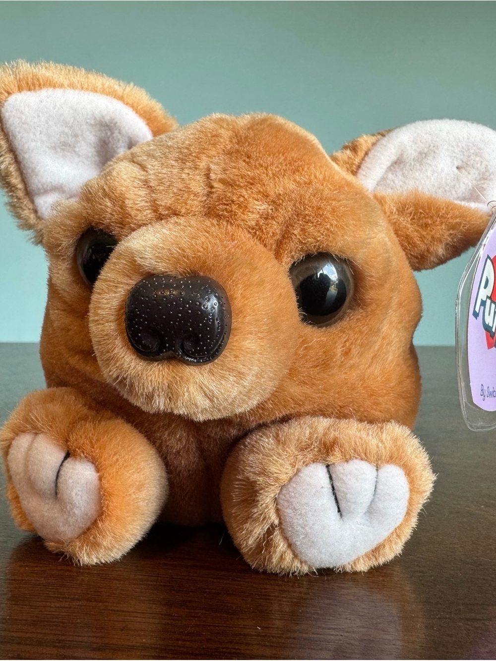 Chihuahua stuffed animal vintage Puffkins palm pet plush dog collectible toy
